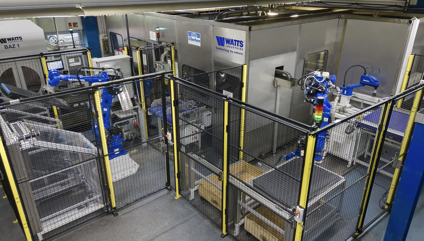 Bearbeitungszentren und Teilereinigung komplett automatisiert - mit Robotern gegen den Personalmangel